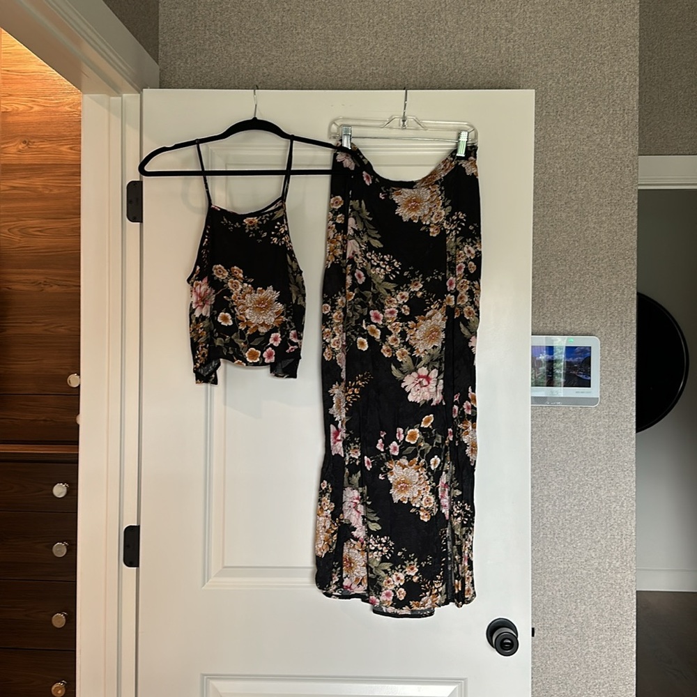 Anthropologie skirt set